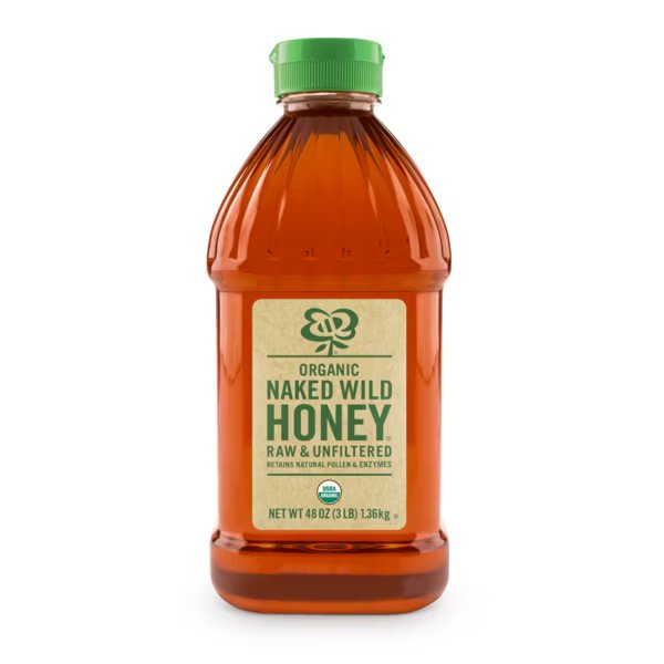 Naked Wild Organic Raw Honey 48 oz., PK6, Naked Wild Honey, Mfr#: BB5602